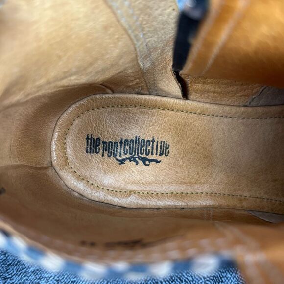 The Root Collective Espe Women’s Handmade Ankle Boots Chestnut Leather Size 11 - Picture 10 of 10